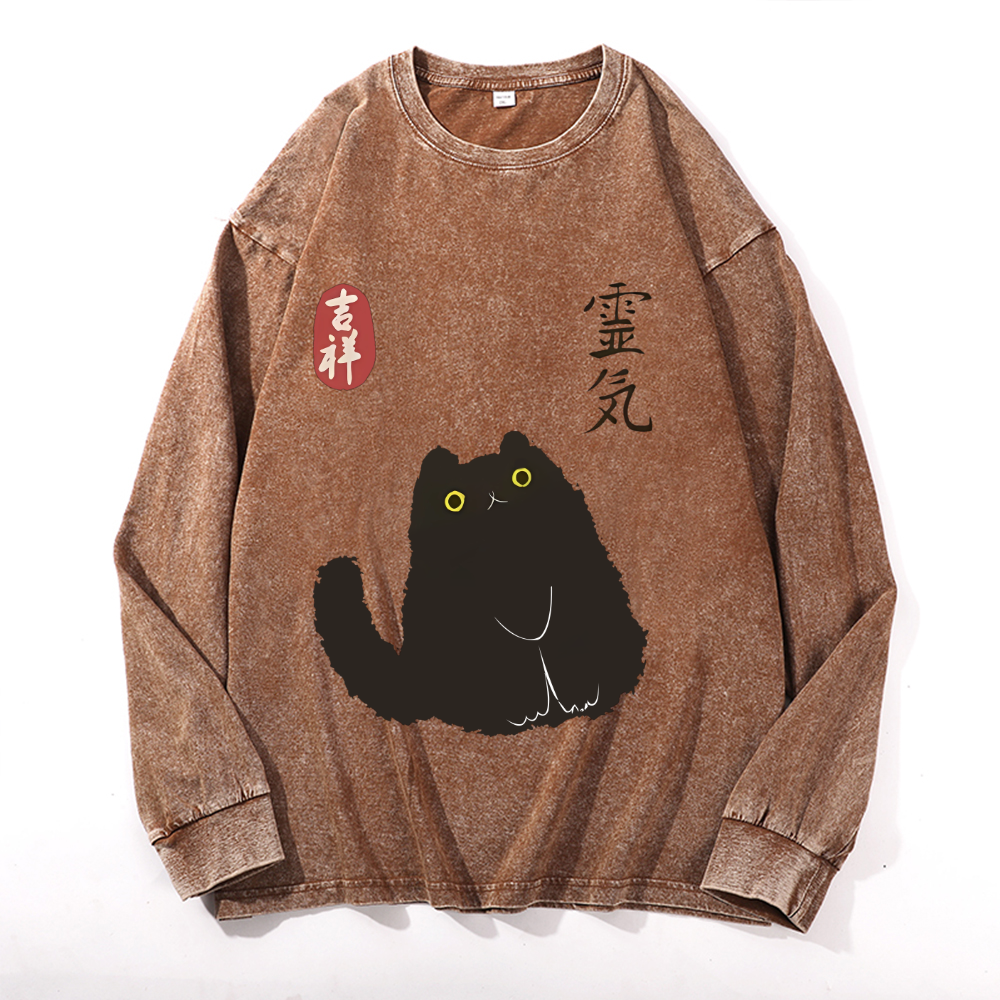 Godzilla Vintage Cotton Wash Crewneck Sweatshirt