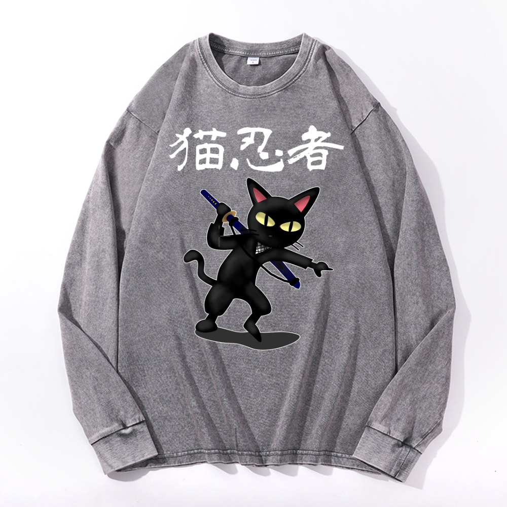 Duck Vintage Cotton Wash Crewneck Sweatshirt