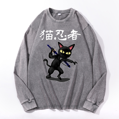 Duck Vintage Cotton Wash Crewneck Sweatshirt