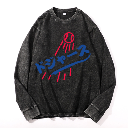 Dream Vintage Cotton Wash Crewneck Sweatshirt