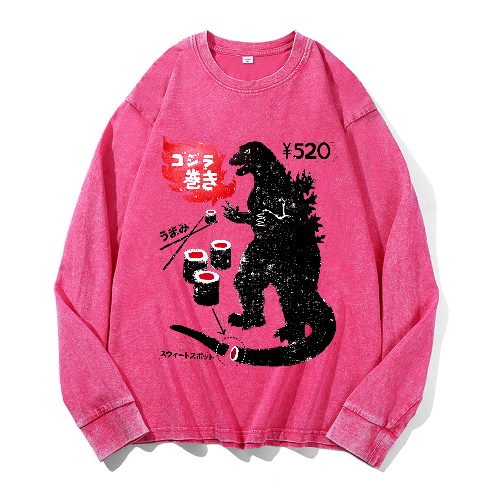 Vintage Cotton Wash Crewneck Sweatshirt