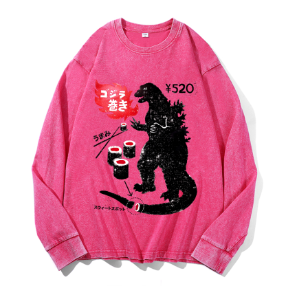 Vintage Cotton Wash Crewneck Sweatshirt