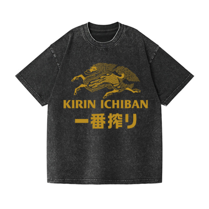 Vintage Wash Japanese Design T-Shirt