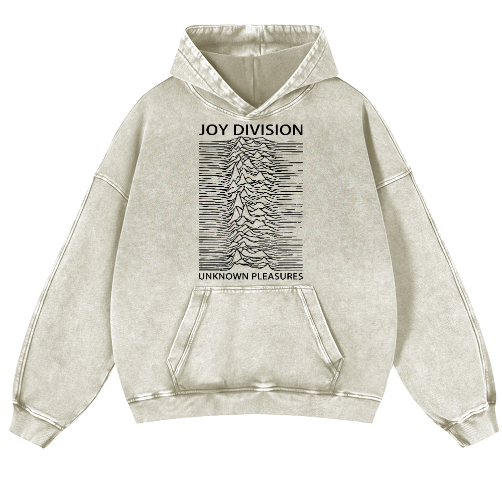 Joy Division Vintage Washed Thick Cotton Hoodie