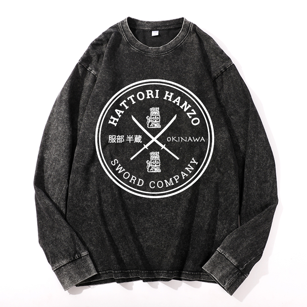 Vintage Cotton Wash Crewneck Sweatshirt