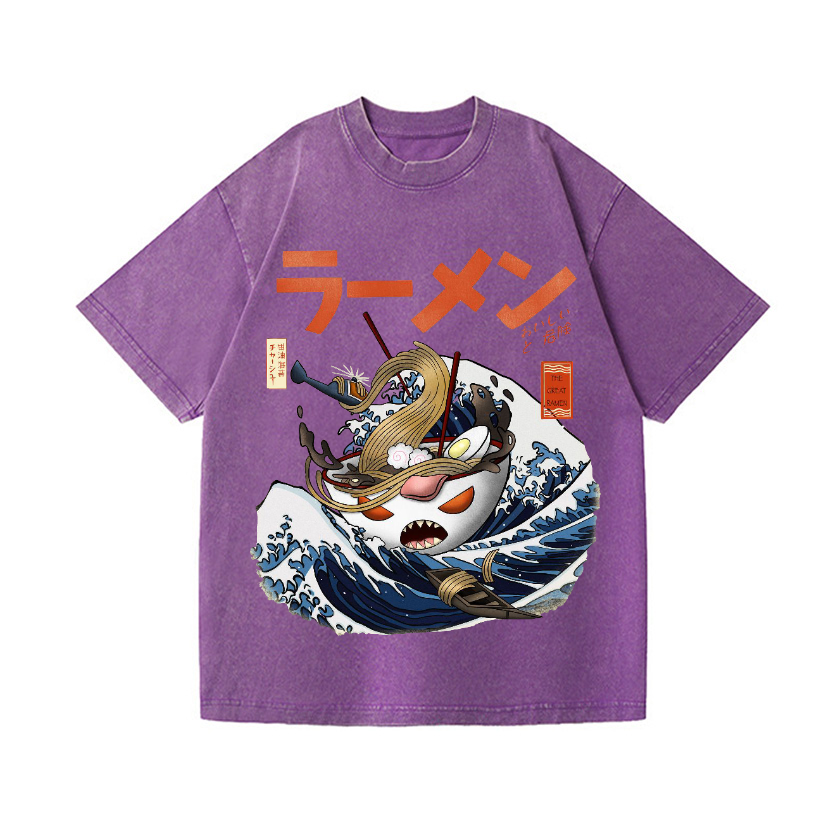 Vintage Wash Japanese Design T-Shirt