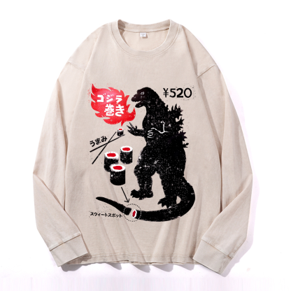 Vintage Cotton Wash Crewneck Sweatshirt