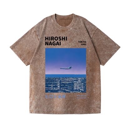 Hiroshi Nagai Vintage Wash Japanese Design T-Shirt