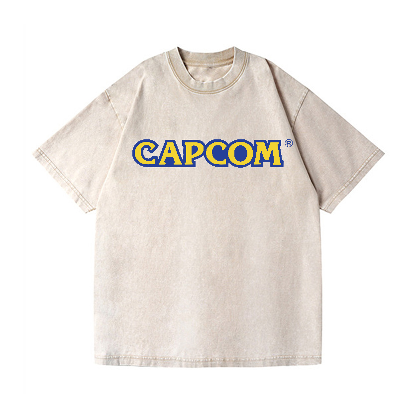 Capcom Vintage Wash Japanese Design T-Shirt