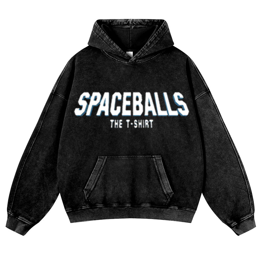 Spaceballs Vintage Washed Thick Cotton Hoodie