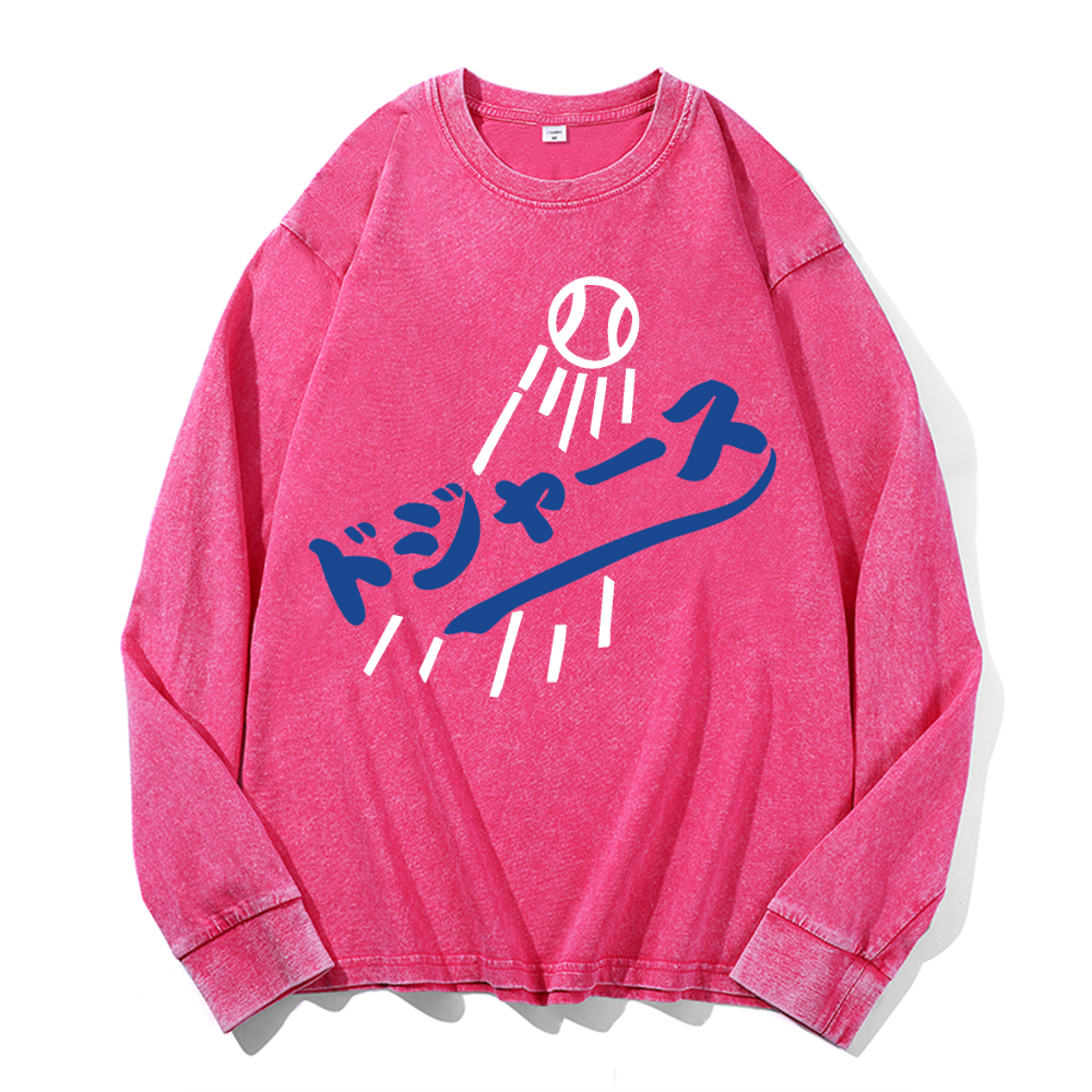 Dream Vintage Cotton Wash Crewneck Sweatshirt