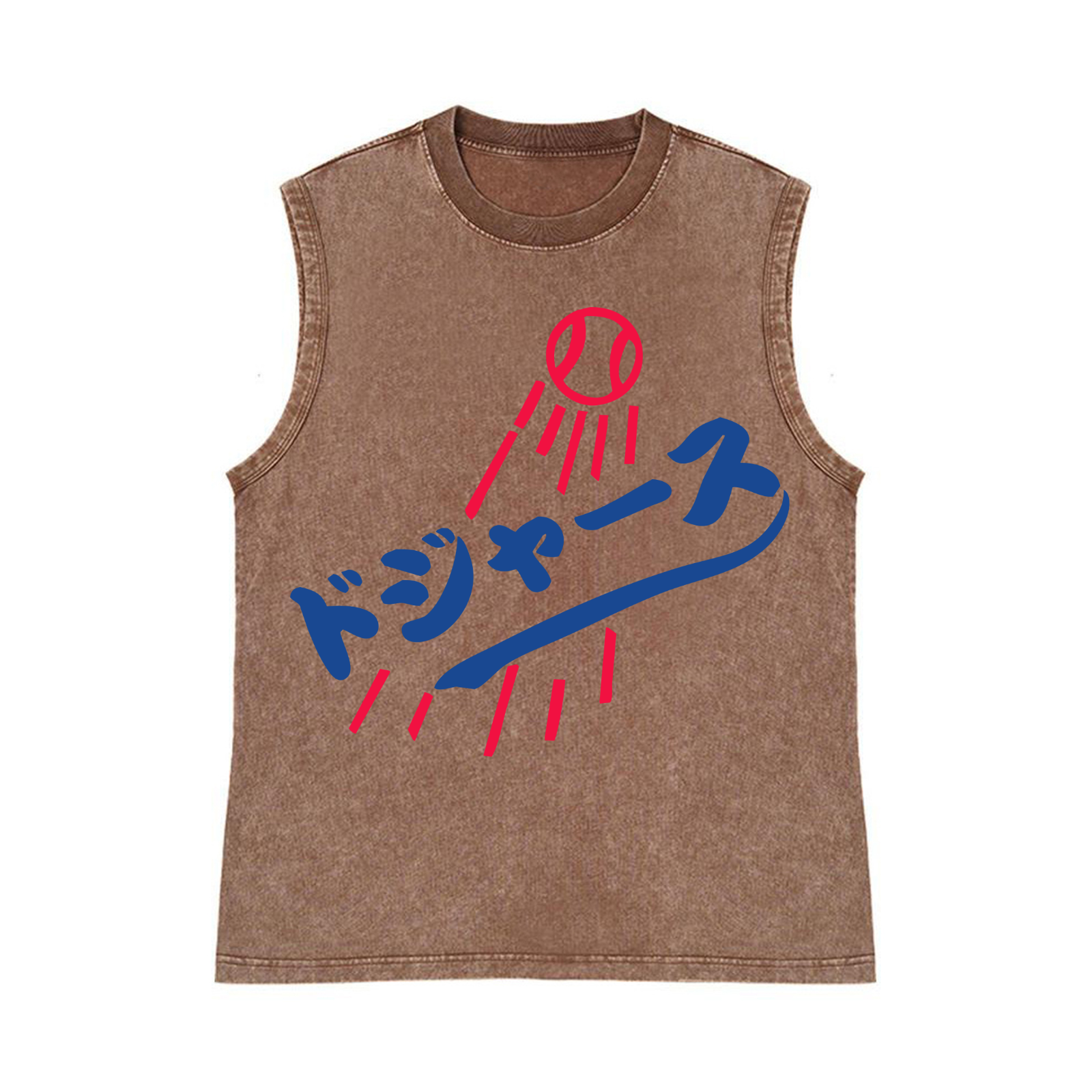 Dream Pure Cotton Wash-Dyed Sleeveless Tank Top