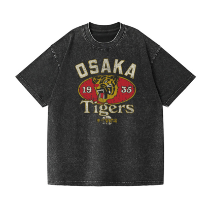 Osaka Tigers 1935 Vintage Wash Japanese Design T-Shirt