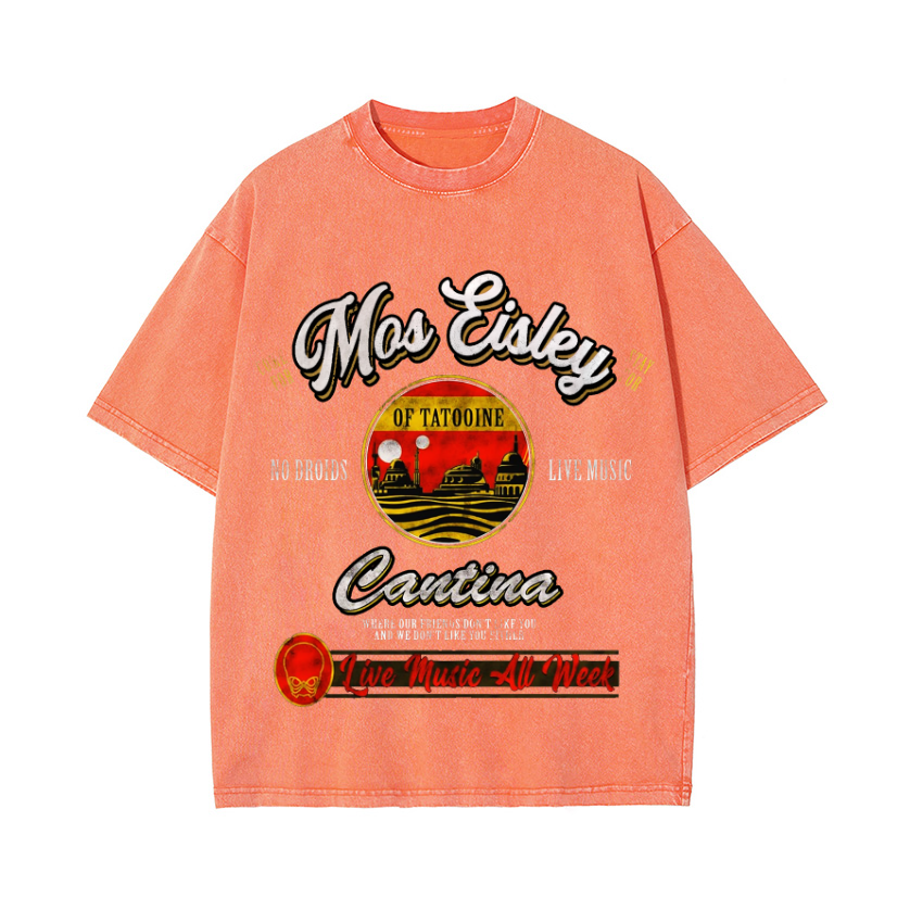 Hokkaido Wave Vintage Wash Japanese Design T-Shirt