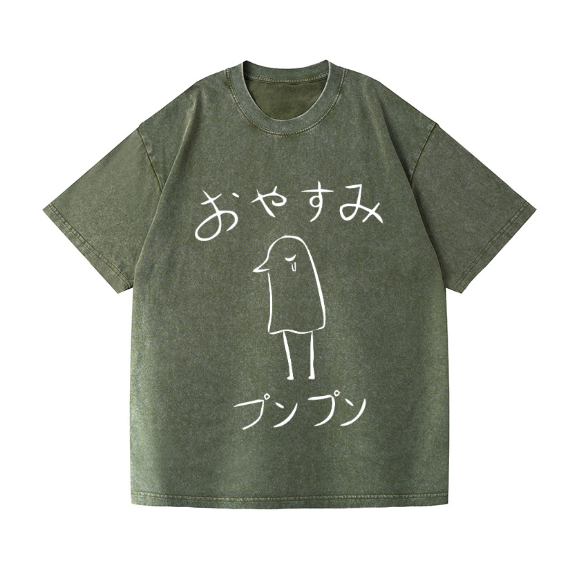 The Pure Existence Vintage Wash Japanese Design T-Shirt