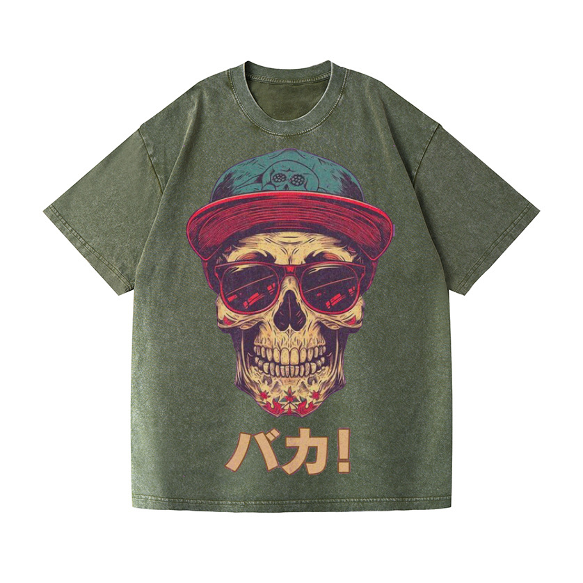 Vintage Wash Japanese Design T-Shirt