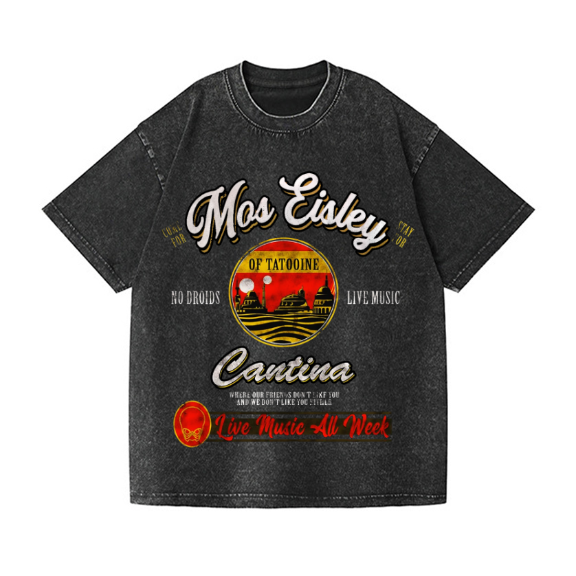 Hokkaido Wave Vintage Wash Japanese Design T-Shirt