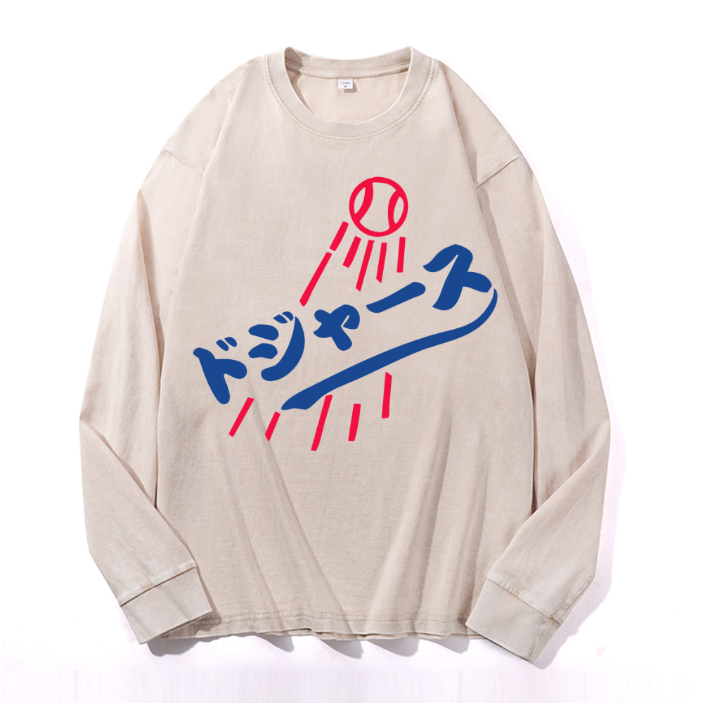 Dream Vintage Cotton Wash Crewneck Sweatshirt