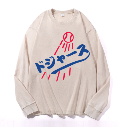 Dream Vintage Cotton Wash Crewneck Sweatshirt