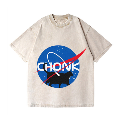 CHONK/NASA Vintage Wash Japanese Design T-Shirt