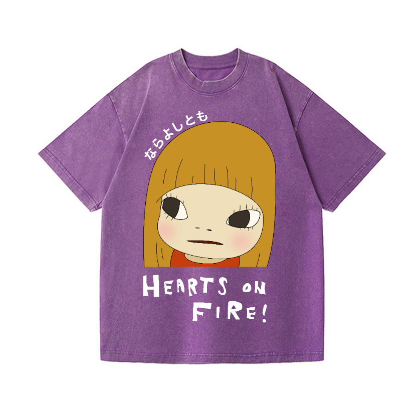 Yoshitomo Nara Vintage Wash Japanese Design T-Shirt