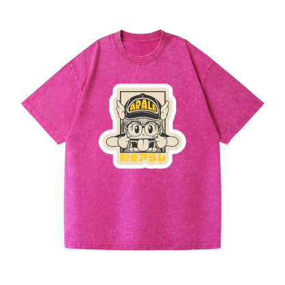 Arale Anime Vintage Wash Japanese Design T-Shirt