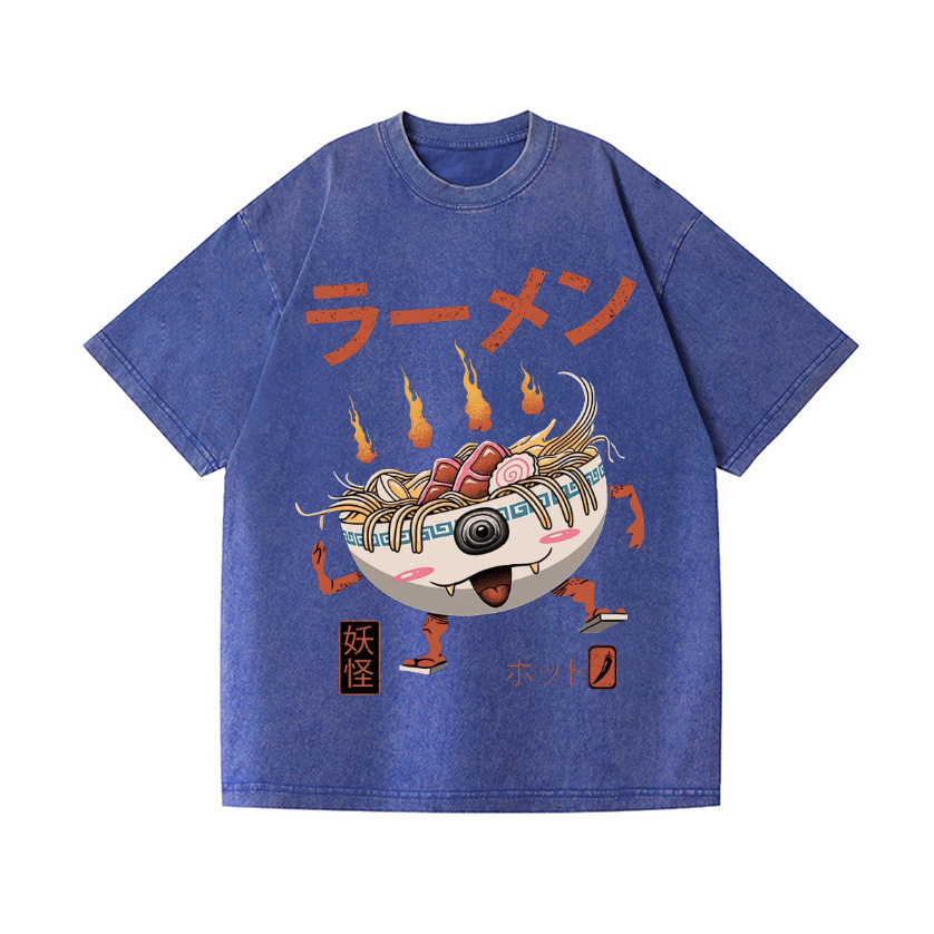 Vintage Wash Japanese Design T-Shirt