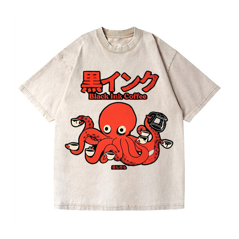 Vintage Wash Japanese Design T-Shirt