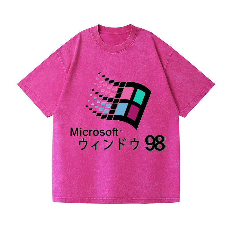 Vintage Wash Japanese Design T-Shirt