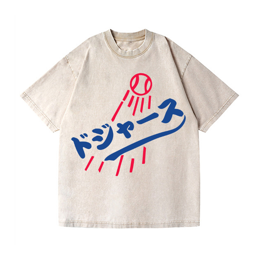 Vintage Wash Japanese Design T-Shirt