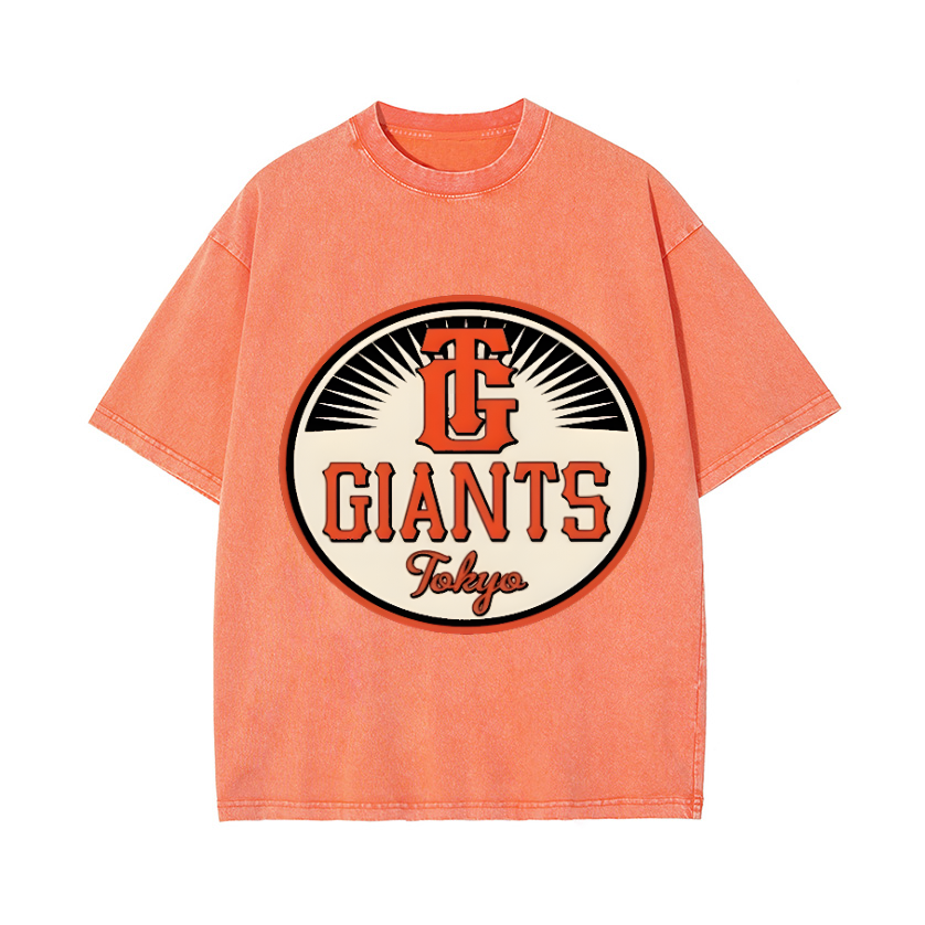 Tokyo Giants Vintage Wash Japanese Design T-Shirt