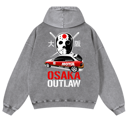 Osaka Outlaw Vintage Washed Cotton Back Art Hoodie