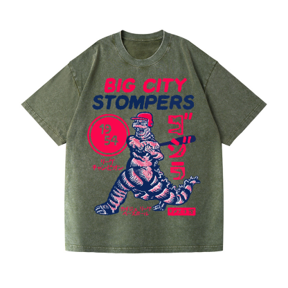 Big City Stompers Vintage Wash Japanese Design T-Shirt