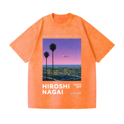 Hiroshi Nagai Vintage Wash Japanese Design T-Shirt