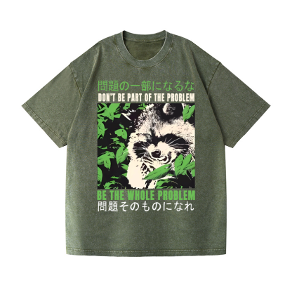 Be the Solution Vintage Wash Japanese Design T-Shirt