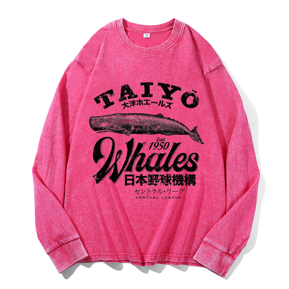 Vintage Cotton Wash Crewneck Sweatshirt