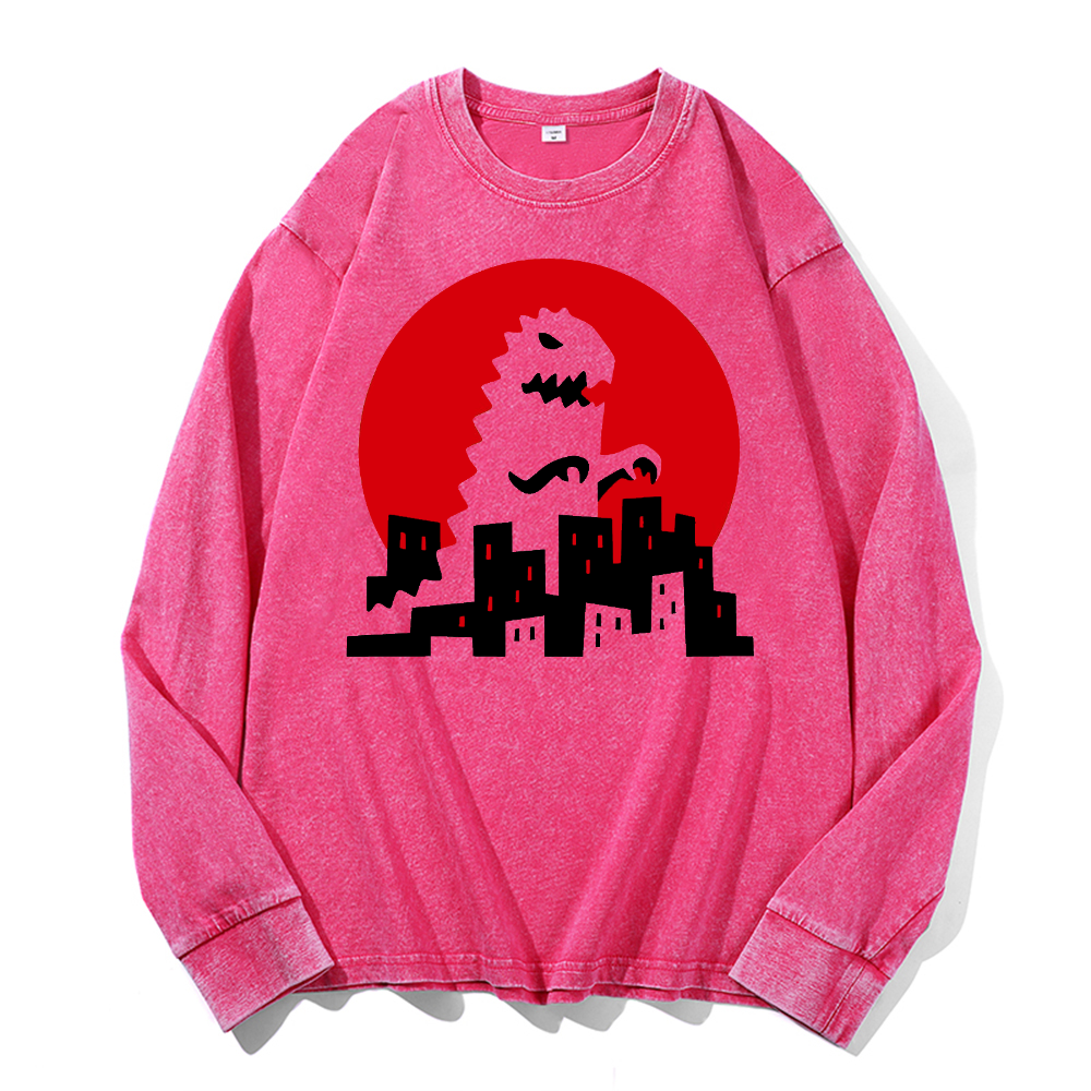 Vintage Cotton Wash Crewneck Sweatshirt