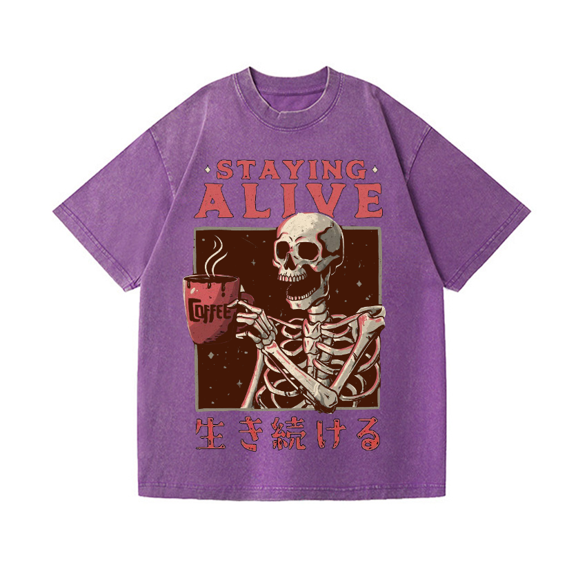 Vintage Wash Japanese Design T-Shirt