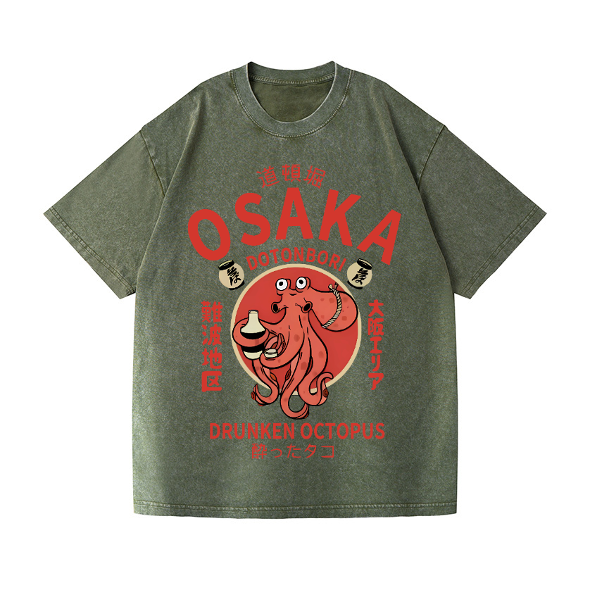 OSAKA Vintage Wash Japanese Design T-Shirt