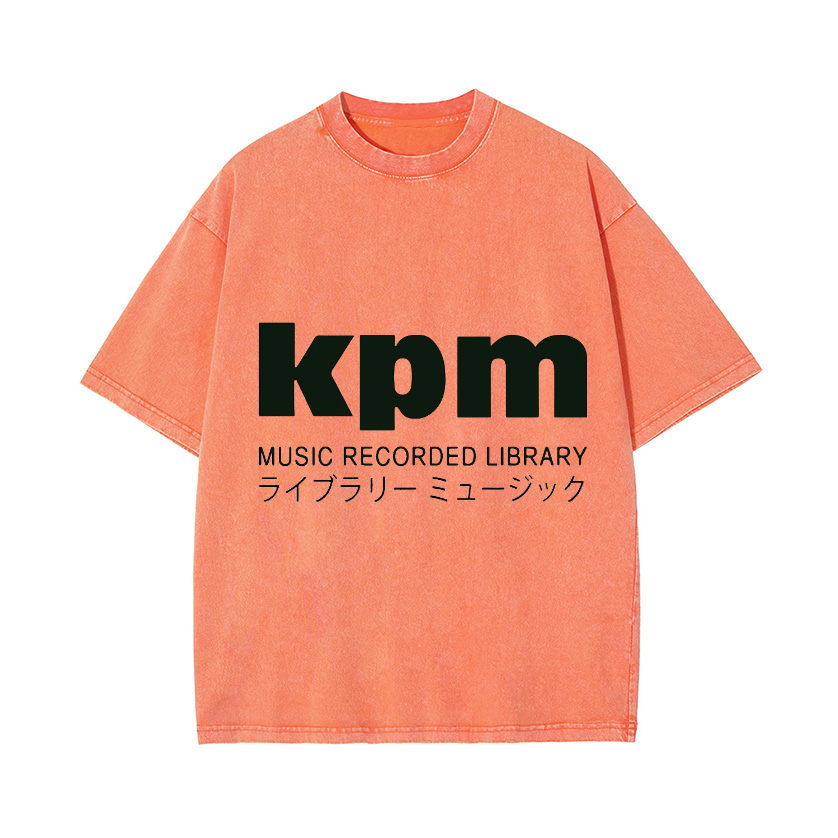 KPM Music Recorded Library Vintage Wash Japanese Design T-Shirt