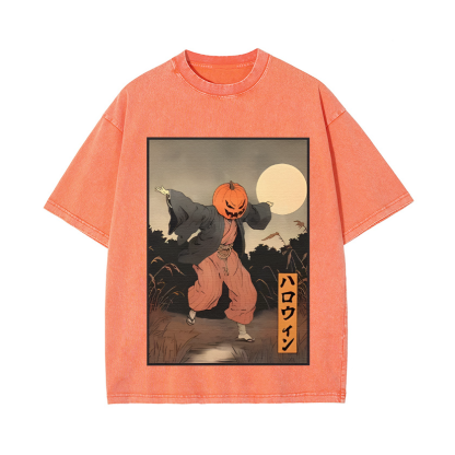 Vintage Wash Japanese Design T-Shirt