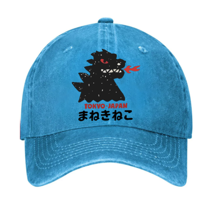 Godzilla Monster Tokyo Japan Vintage Cotton Cap