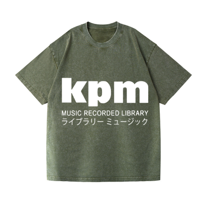 KPM Music Recorded Library Vintage Wash Japanese Design T-Shirt