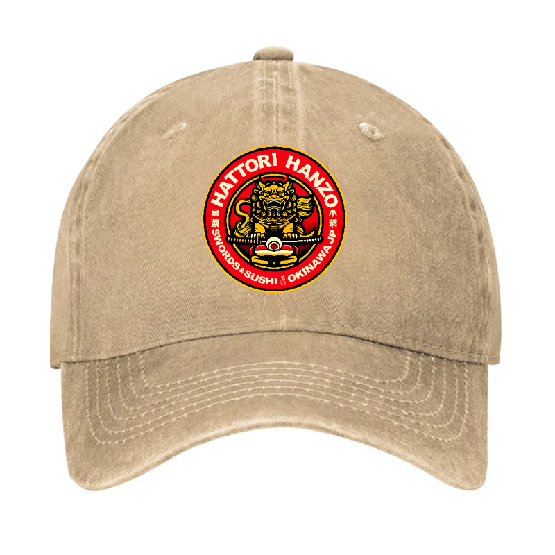 Okinawa Hattori Hanzo Komainu Vintage Cotton Hat