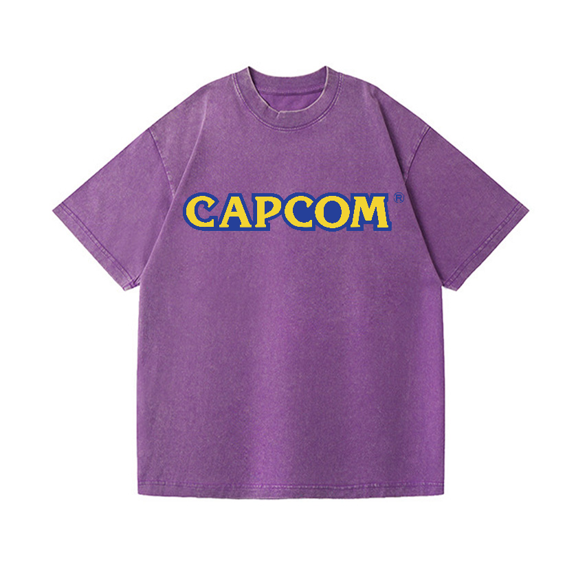 Capcom Vintage Wash Japanese Design T-Shirt