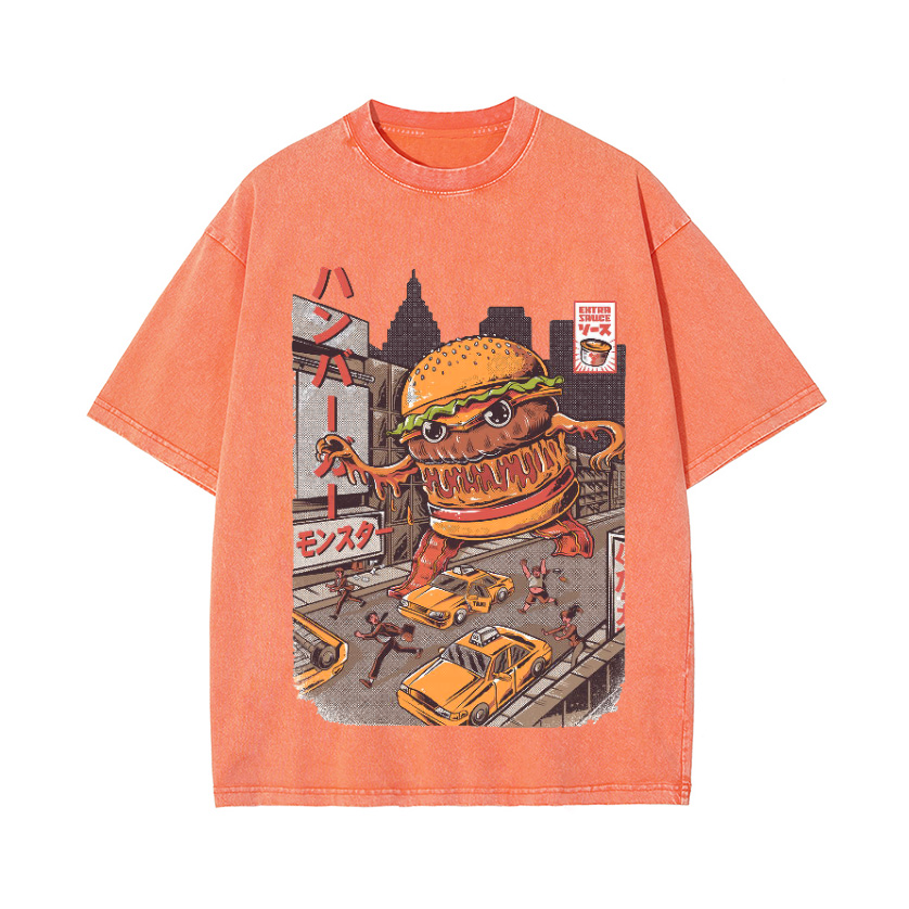 Vintage Wash Japanese Design T-Shirt