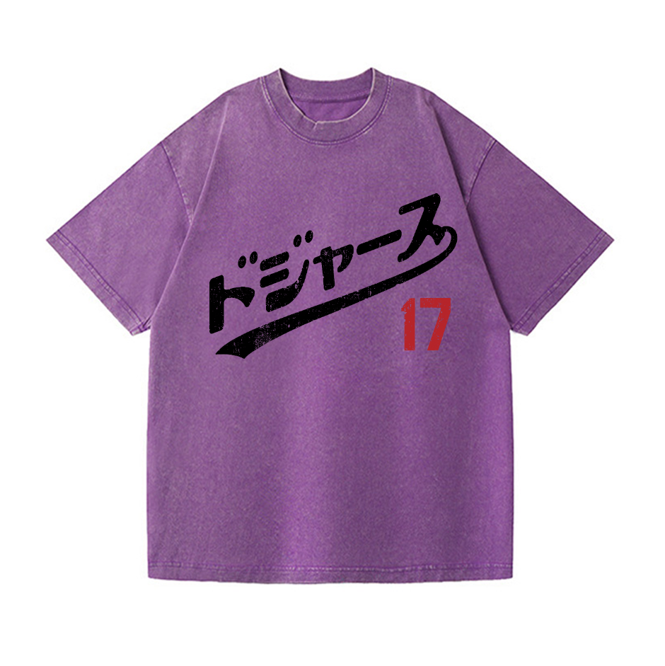 Dodger Vintage Wash Japanese Design T-Shirt