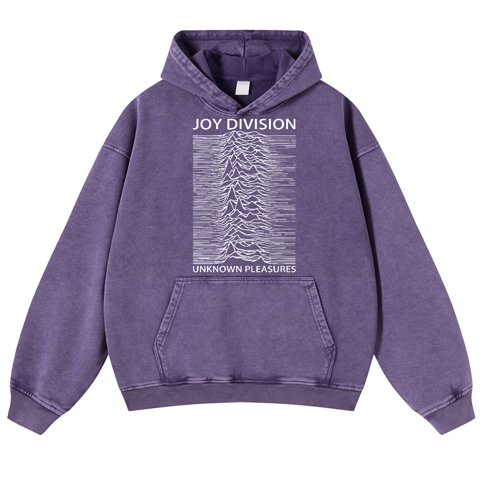 Joy Division Vintage Washed Thick Cotton Hoodie