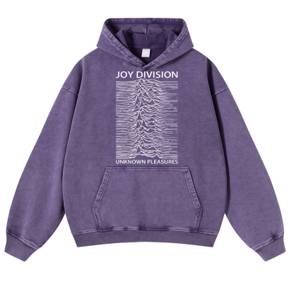 Joy Division Vintage Washed Thick Cotton Hoodie
