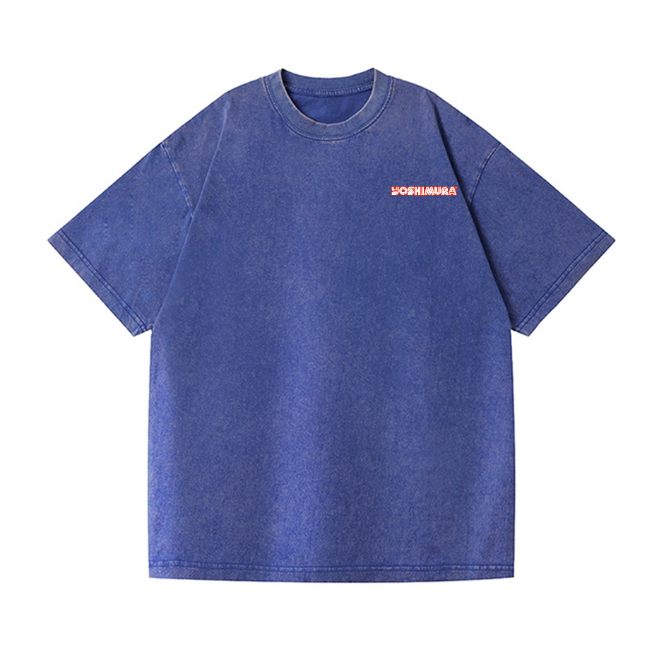 Yoshimura Vintage Wash Japanese Design Back Art T-Shirt